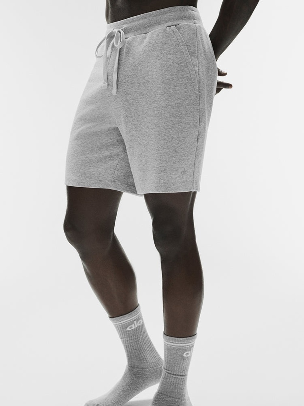 ALO Chill Shorts Light Gray Lounge Shorts size medium